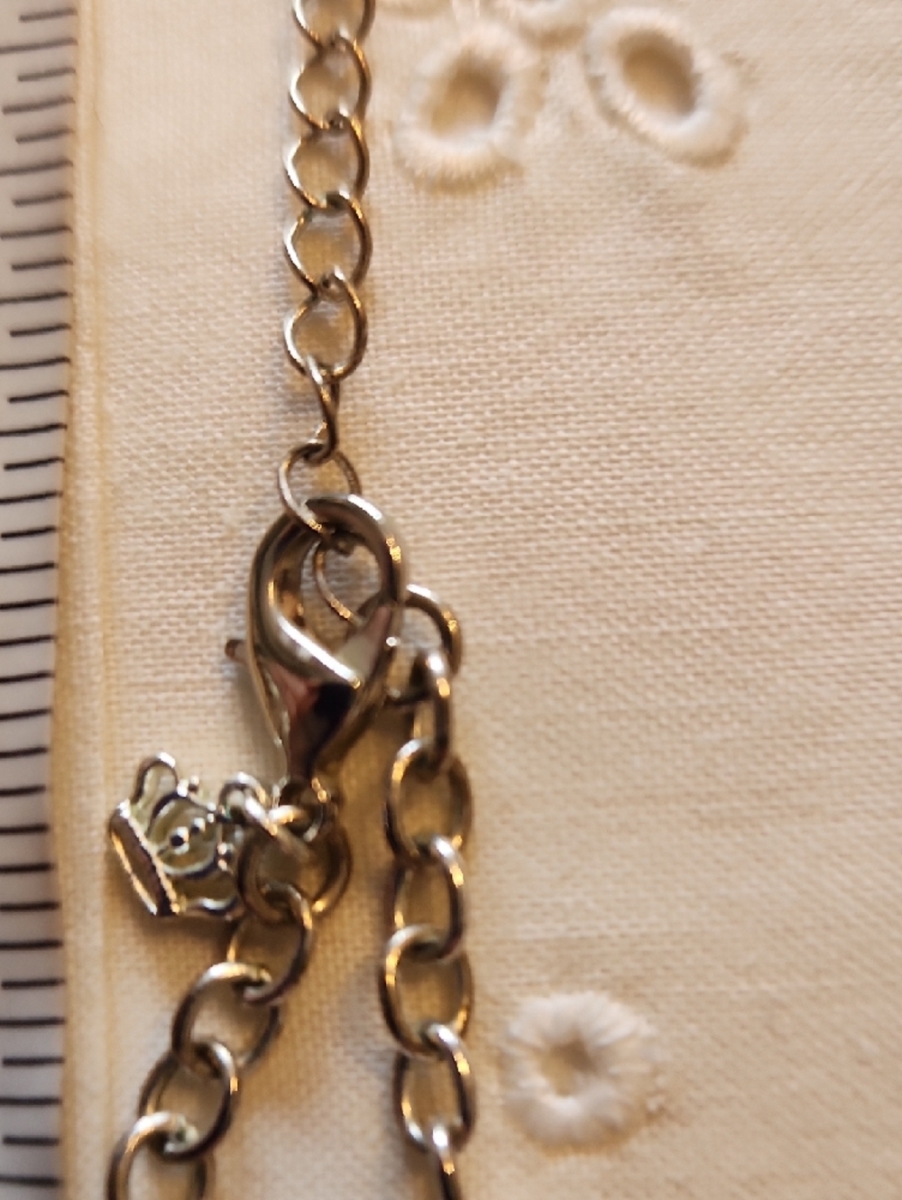 Premier Designs Silver-Tone Necklace with Amber & Light Green Stones - Picture 7 of 8